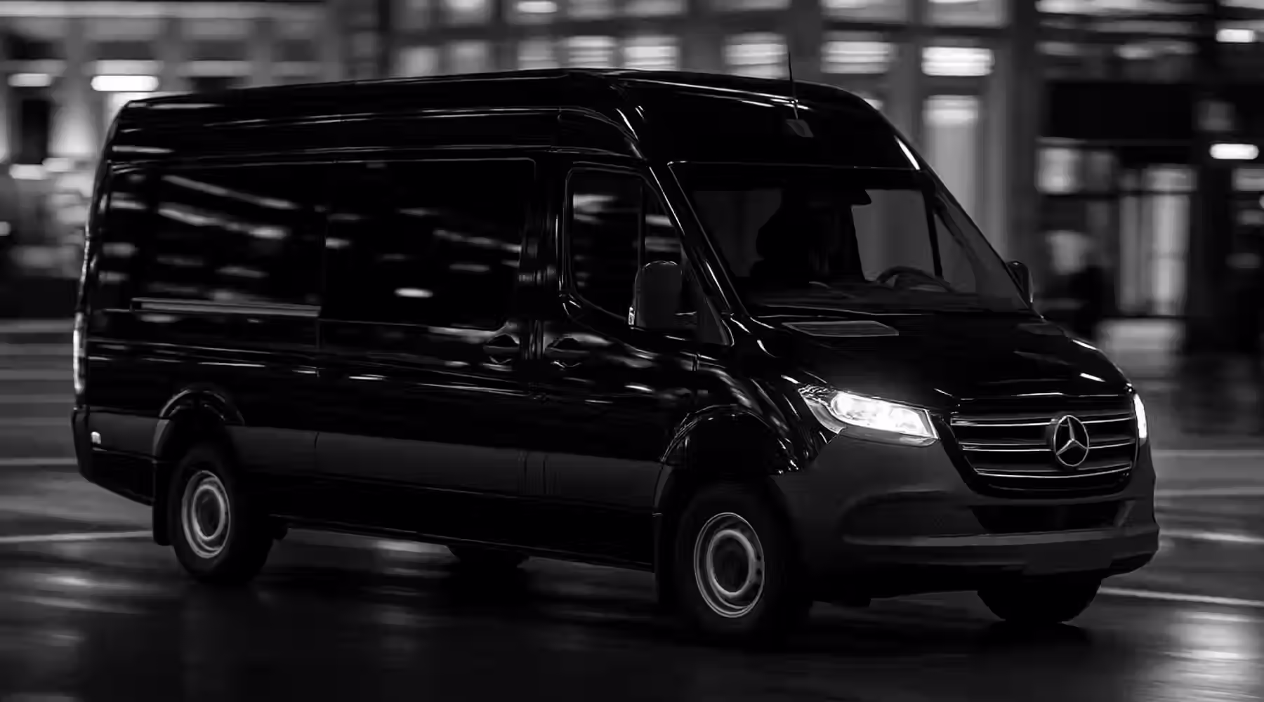 Chauffeur-driven Sprinter van for private transportation in New York City